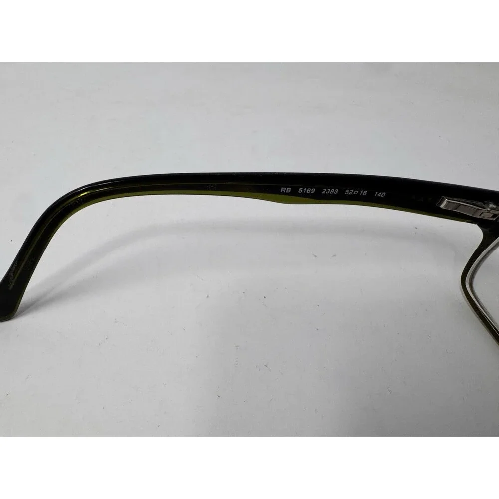 Ray-Ban RB5169 Eyeglass Frames Only 52-16-140 Black Green 2383 Authentic
